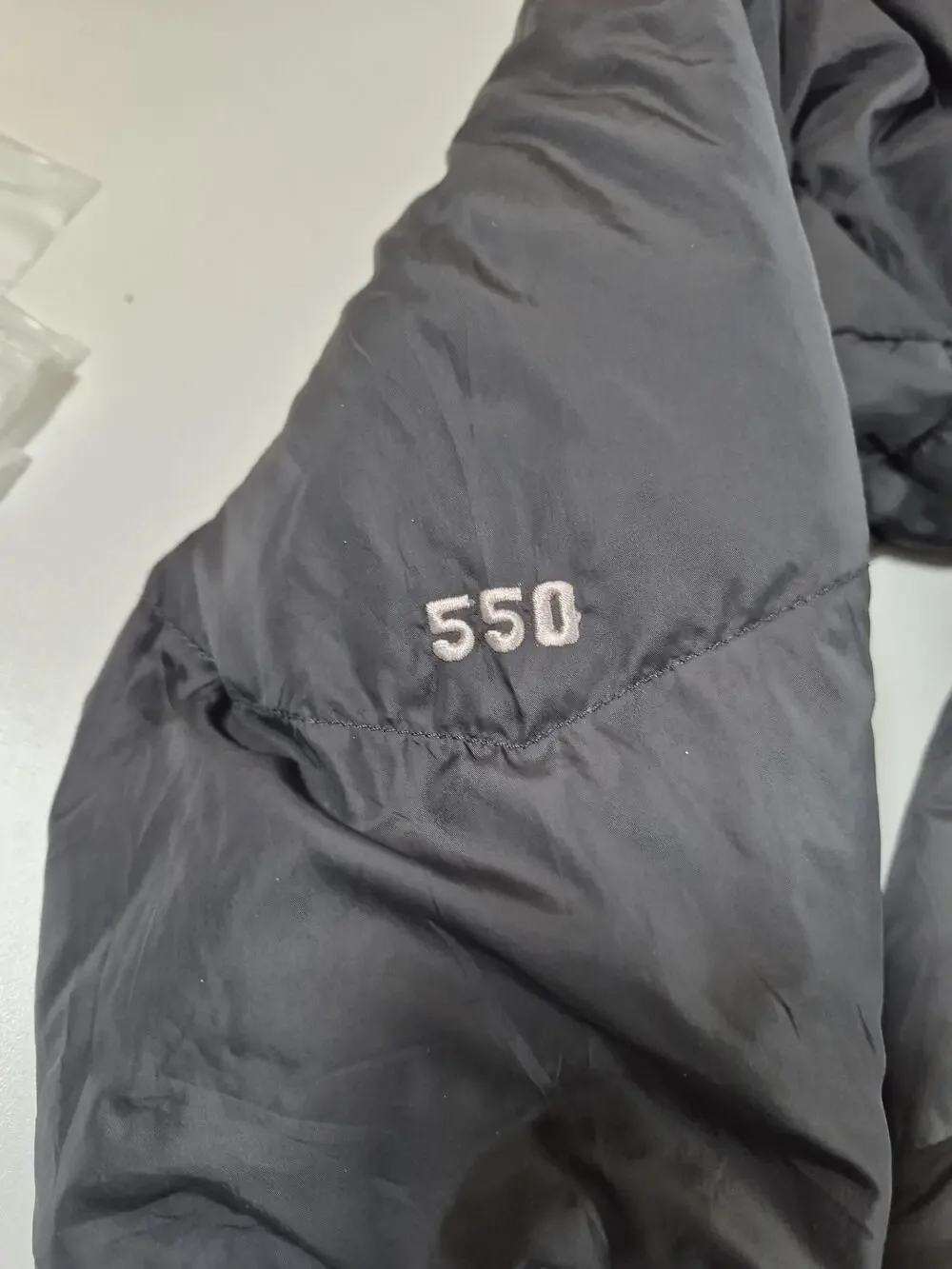 The North Face Jacket Mens XL Black 550 Down Puffer Full Zip Insulated Outdoor
